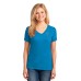 Port & Company® Ladies Core Cotton V-Neck Tee