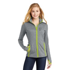 Sport-Tek® Ladies Sport-Wick® Stretch Contrast Full-Zip Jacket